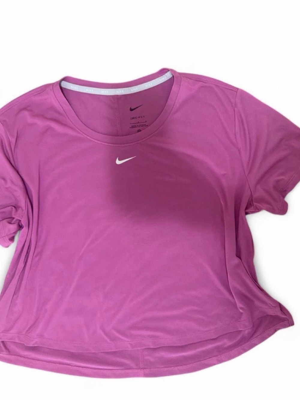 Nike Women's Magenta Short Sleeve Dri-FIT Tee
